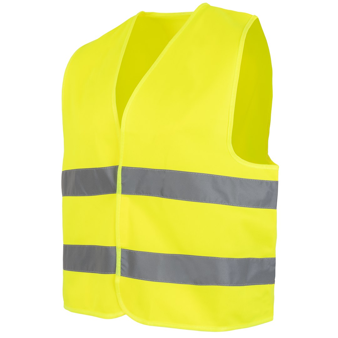 Żółta kamizelka odblaskowa do nadruku